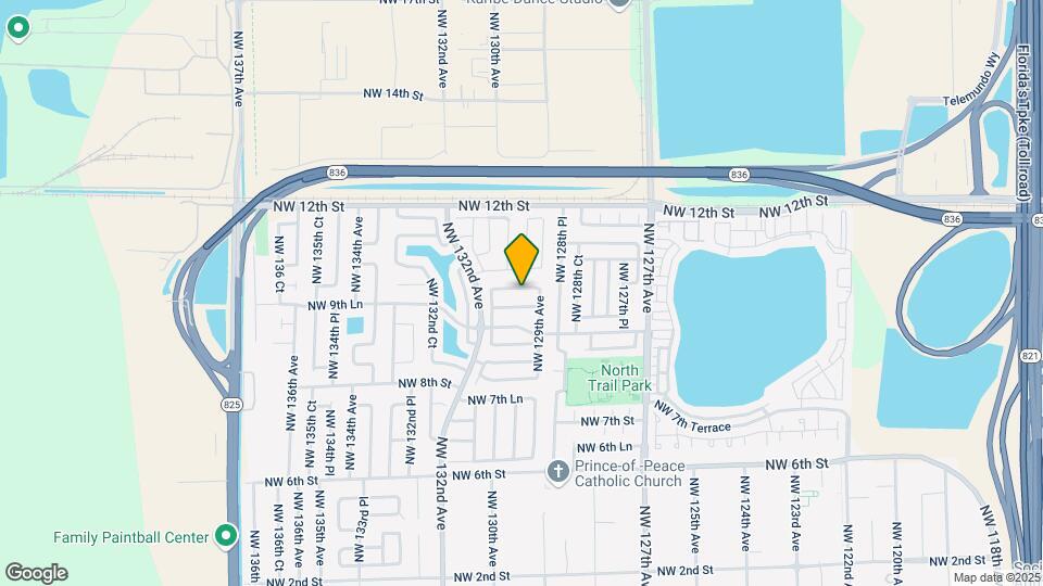 12960 NW 9th Ln-Unit -West Mapa y Detalles de la Ubicación