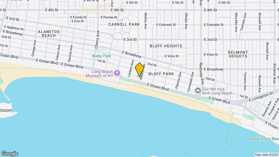 1 Molino Ave Mapa y Detalles de la Ubicación