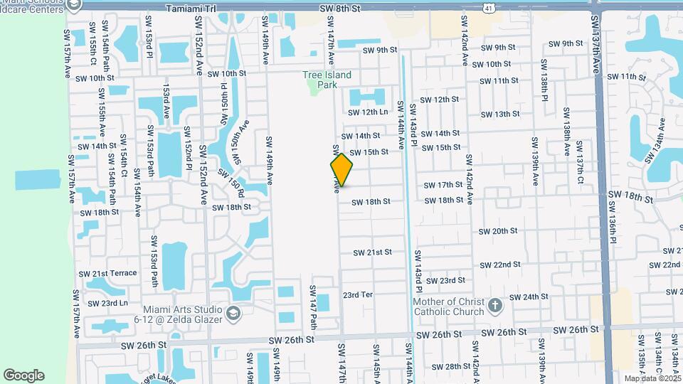 14680 SW 17th St Map and Location Details