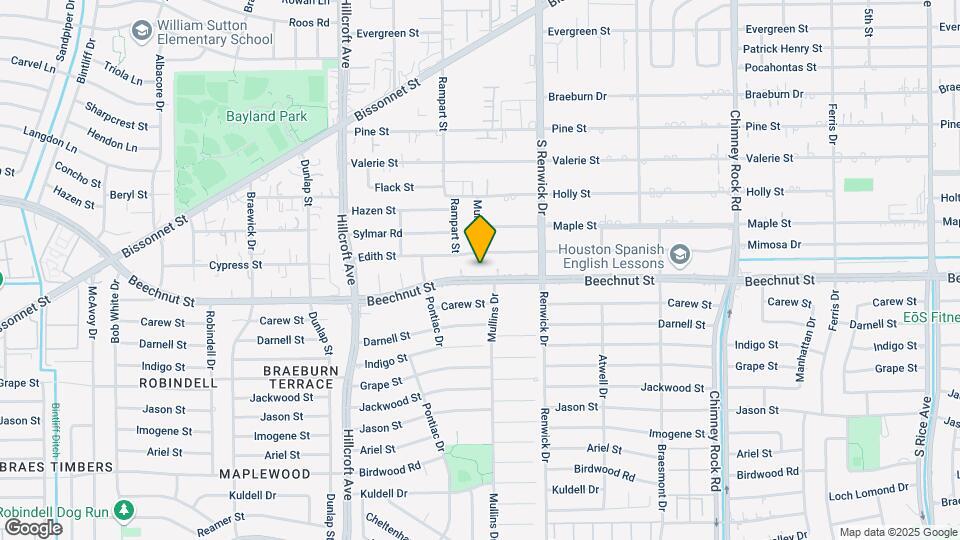5546 Beechnut St Map and Location Details