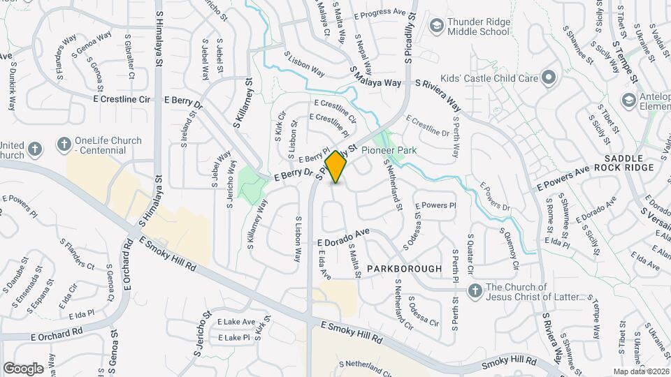 5656 S Malta St Mapa y Detalles de la Ubicación