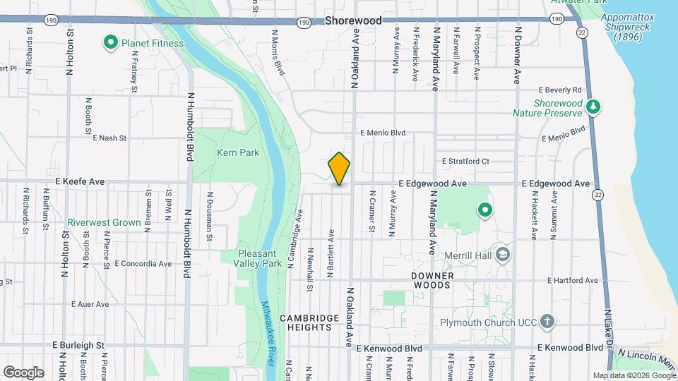 1710 E Providence Ave Map and Location Details