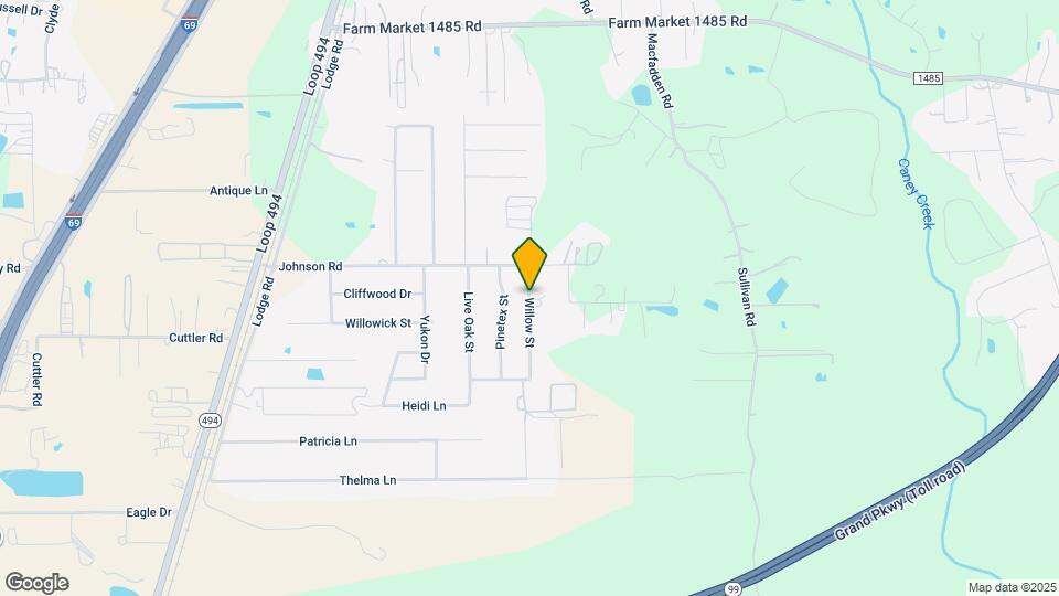 15171 Willow St Map and Location Details