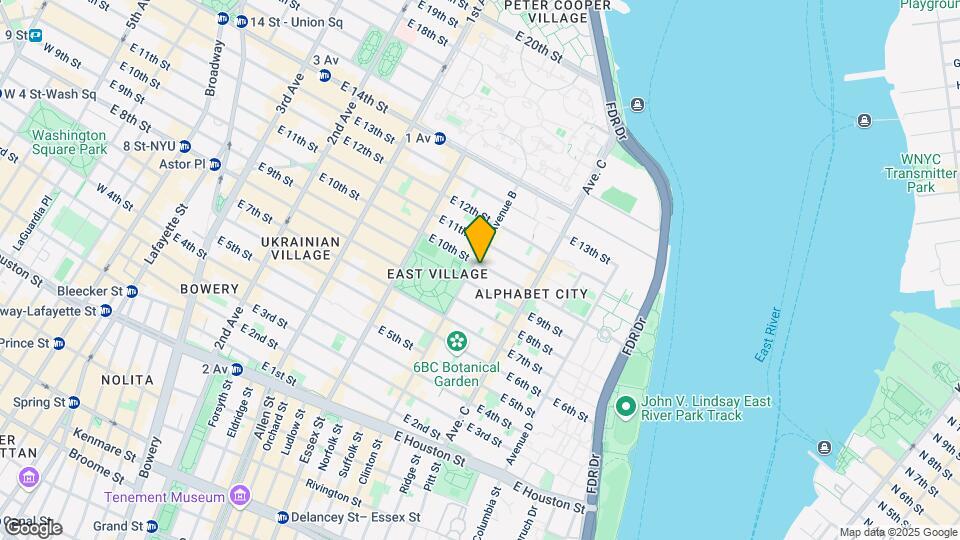 348 E Tenth St Mapa y Detalles de la Ubicación