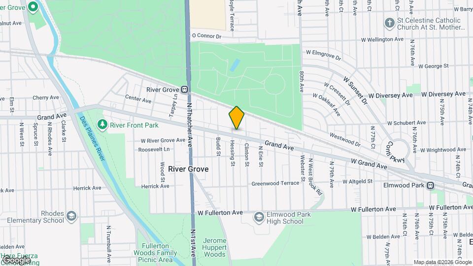 8222 Grand Ave Mapa y Detalles de la Ubicación