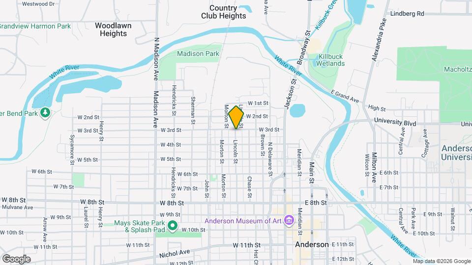 347 W 3rd St Mapa y Detalles de la Ubicación