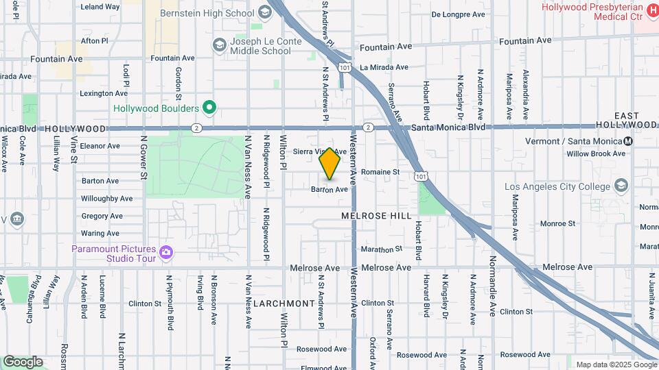 5441 Barton Ave Map and Location Details