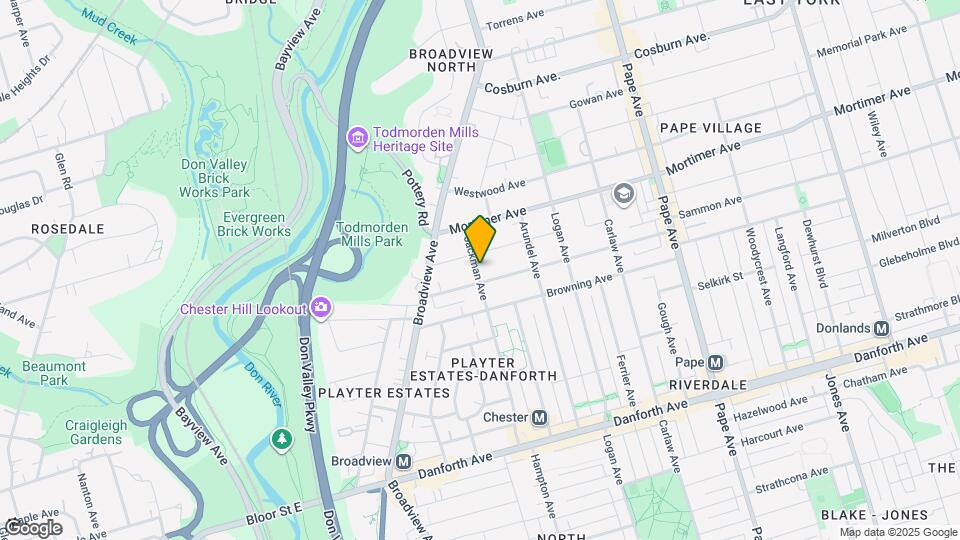 117 Jackman Ave Map and Location Details