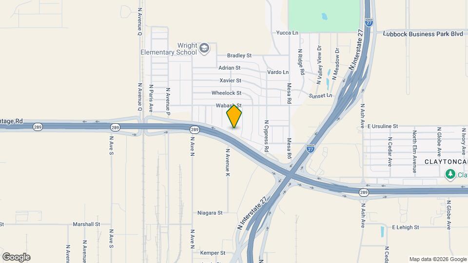 2102 N Jayton Ave Map and Location Details