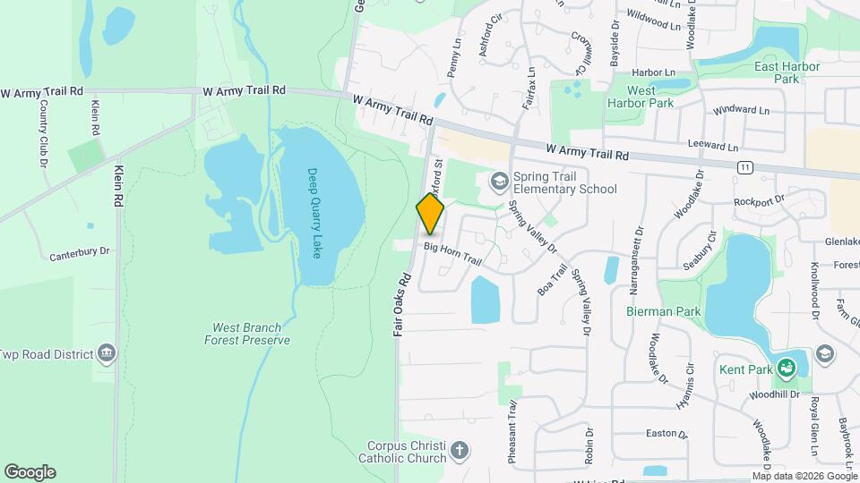 1447 Big Horn Trail Map and Location Details