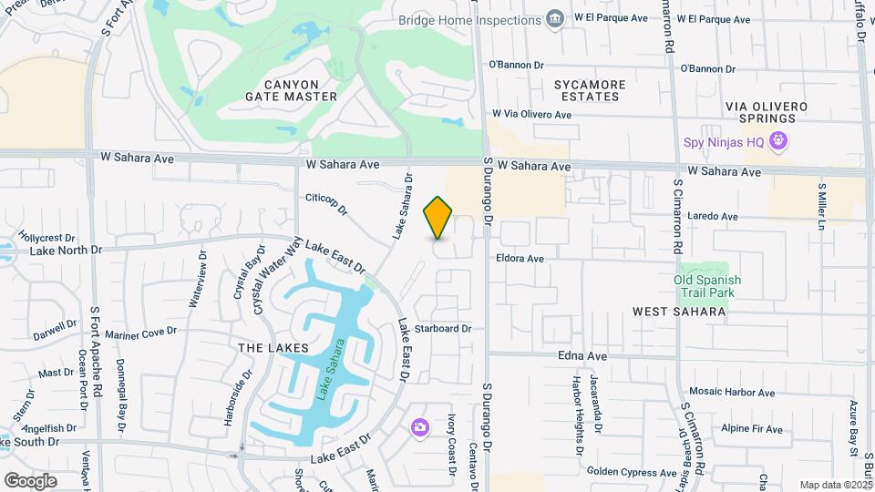 2627 S Durango Dr Map and Location Details