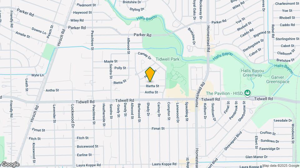 6131 Rietta St Map and Location Details