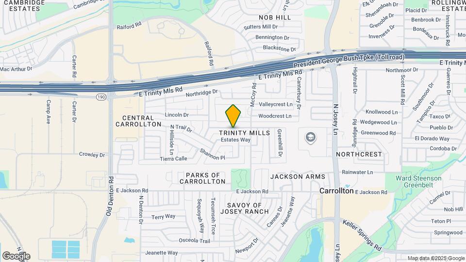 1514 Northland St Map and Location Details