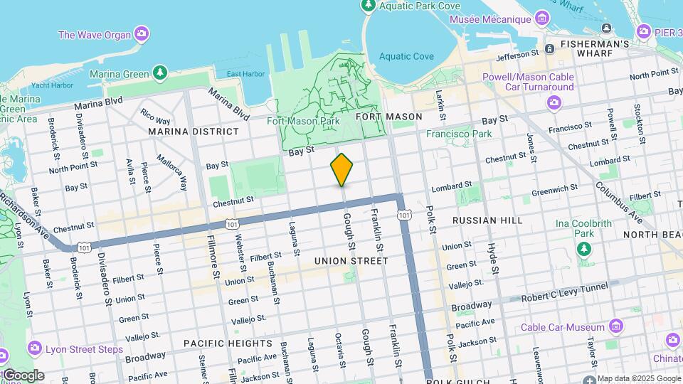 3055 Gough St Map and Location Details