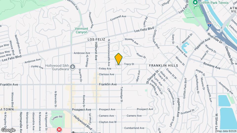 4311 Finley Ave Map and Location Details