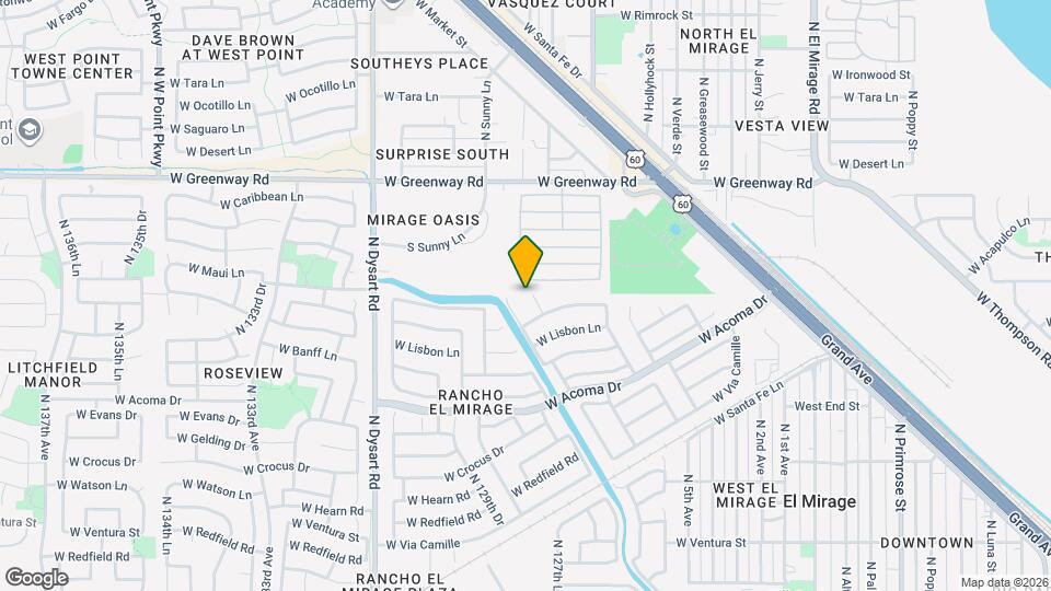 14924 N 125th Ln Mapa y Detalles de la Ubicación
