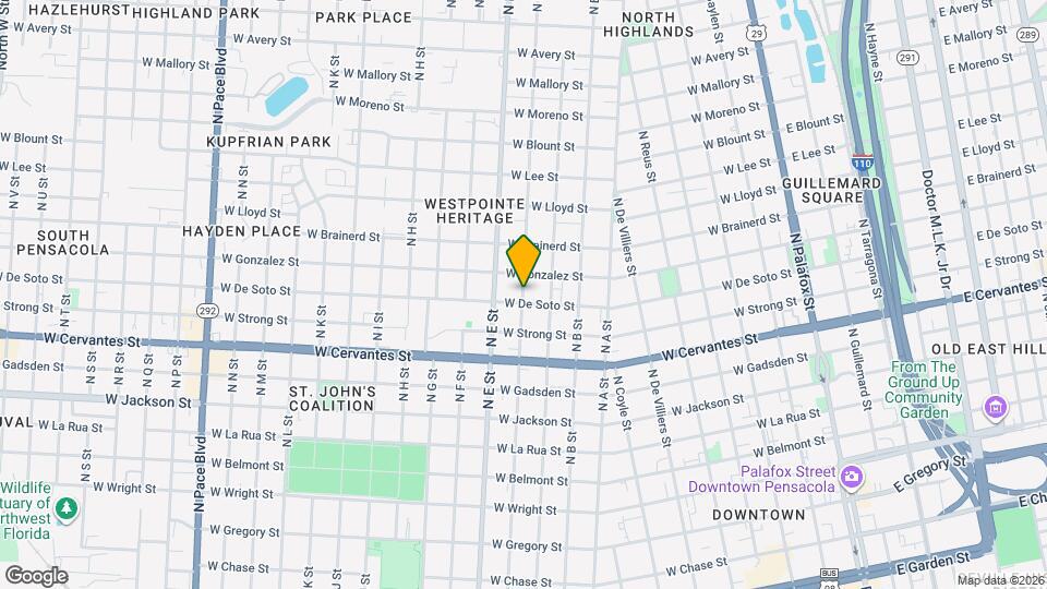 1020 N D St Map and Location Details