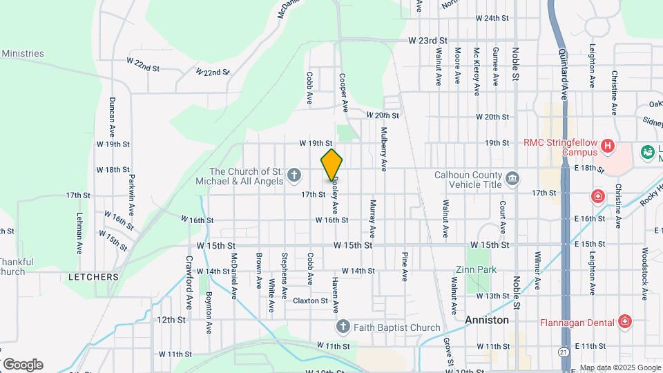 1706 Dooley Ave Mapa y Detalles de la Ubicación