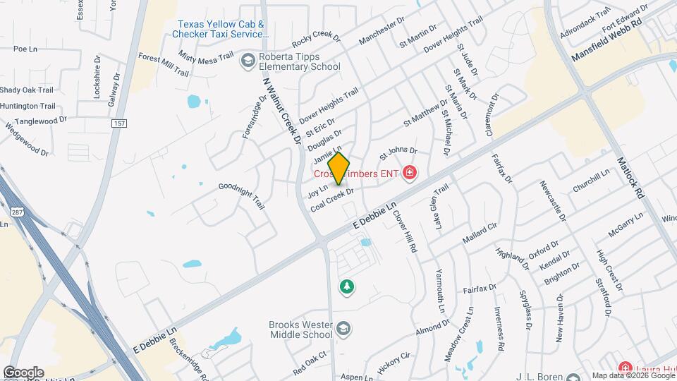 623 Coal Creek Dr Map and Location Details