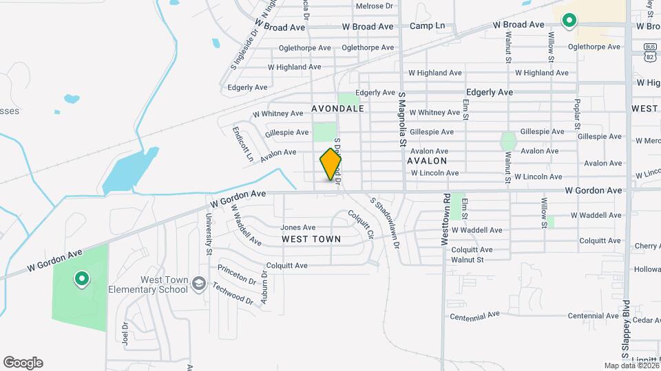 1813 W Gordon Ave Map and Location Details