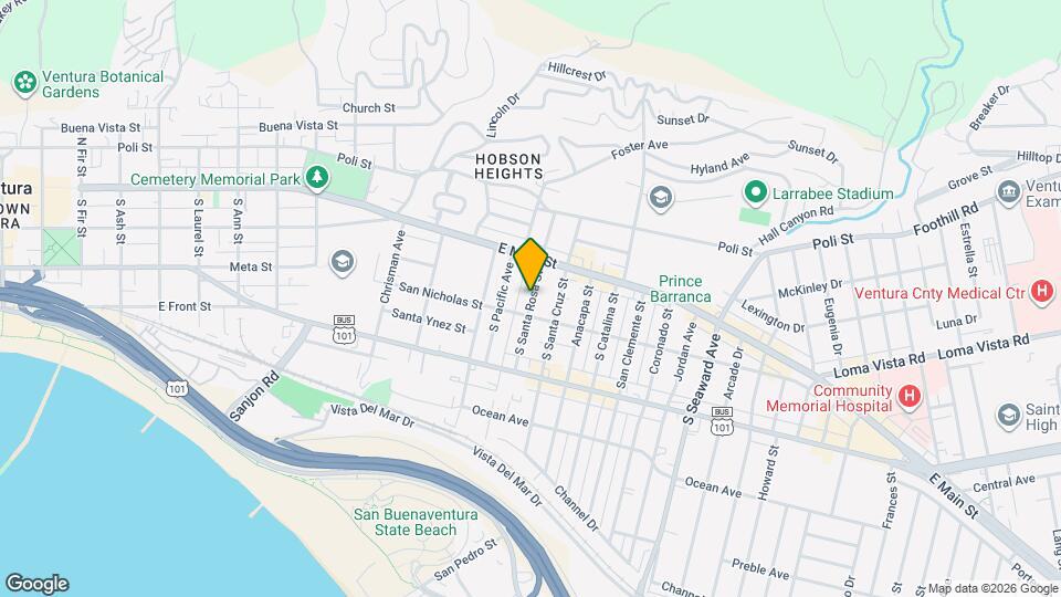 103 S Santa Rosa St Map and Location Details