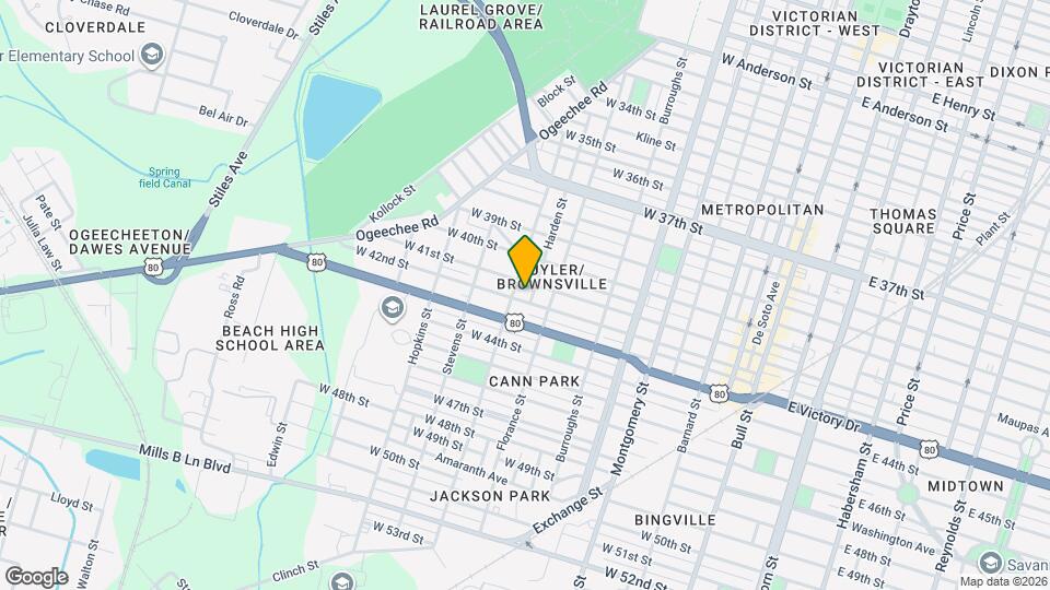 720 W 42nd St Map and Location Details