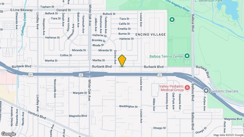 17440 Burbank Blvd Map and Location Details