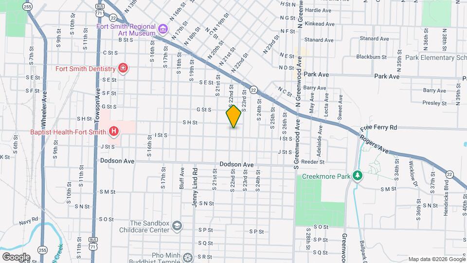 913-915 S 22nd St Map and Location Details