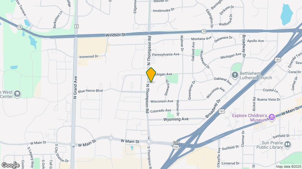 213-217 N Thompson Rd Map and Location Details