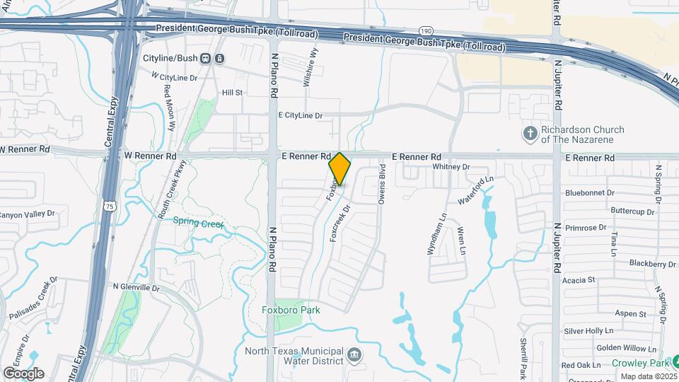 3200 Foxboro Dr Map and Location Details