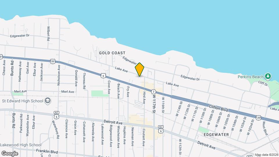 11811 Lake Ave, Unit 907 Map and Location Details