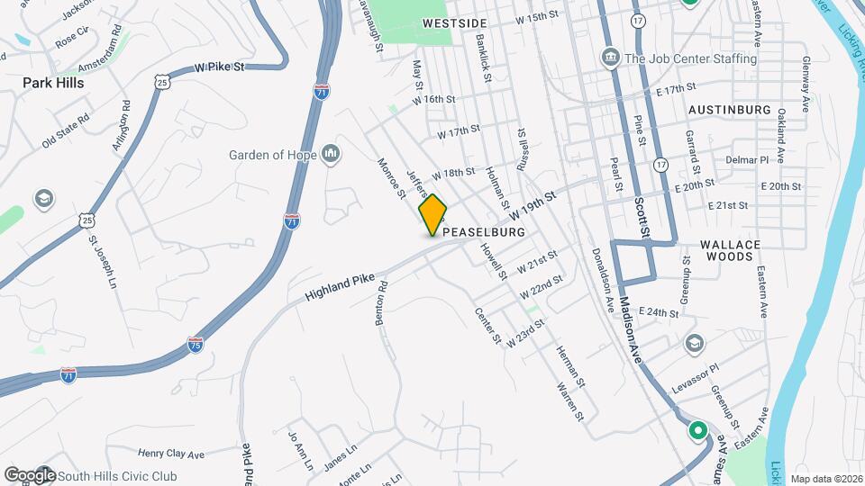 524 Highland Pike Map and Location Details