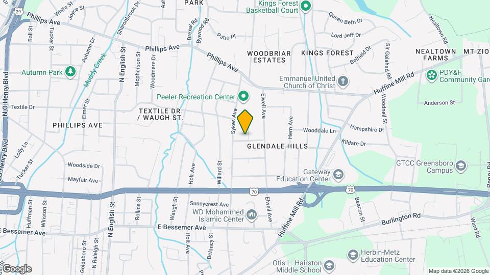 1101 Easton Rd Mapa y Detalles de la Ubicación