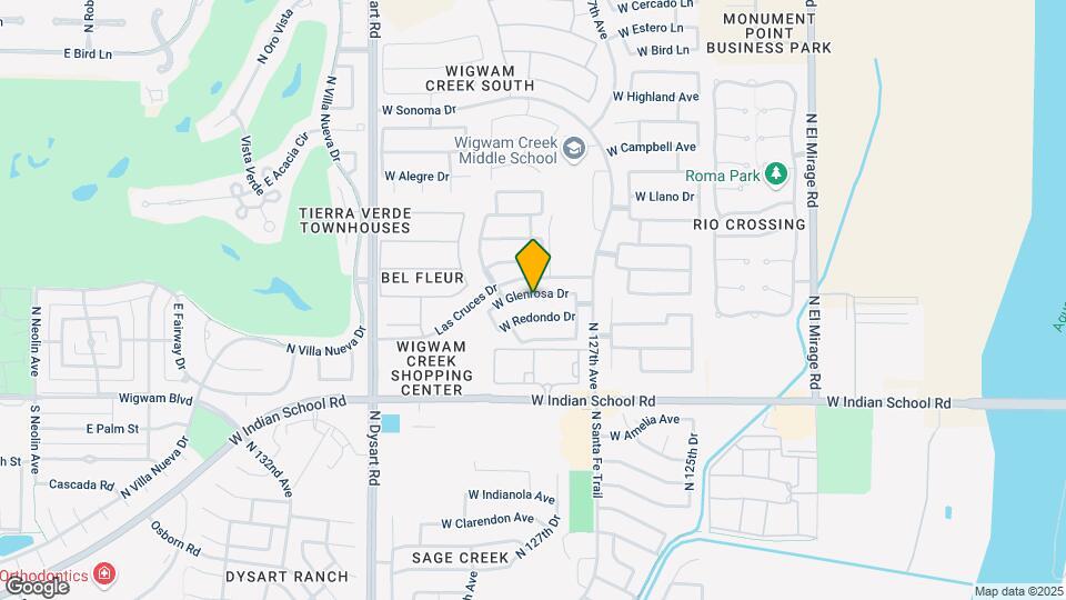 12807 W Glenrosa Dr Map and Location Details