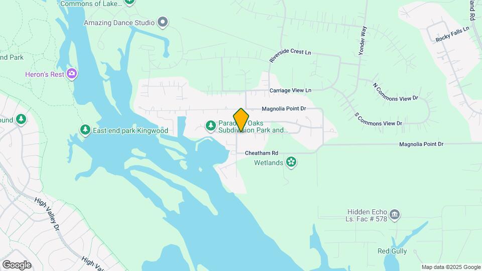 416 Pin Oak Dr Map and Location Details