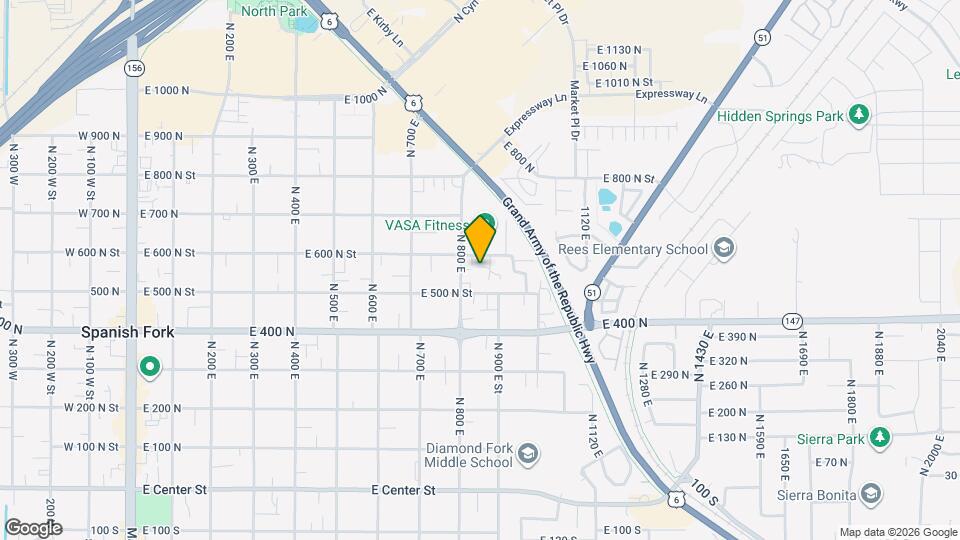 567 N 880 E St Map and Location Details