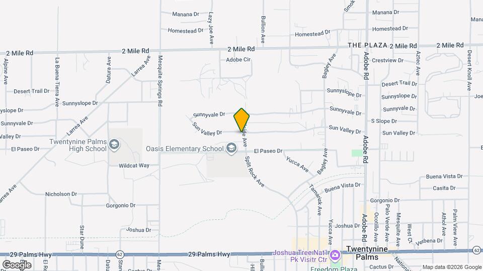 73223 Sun Valley Dr Map and Location Details