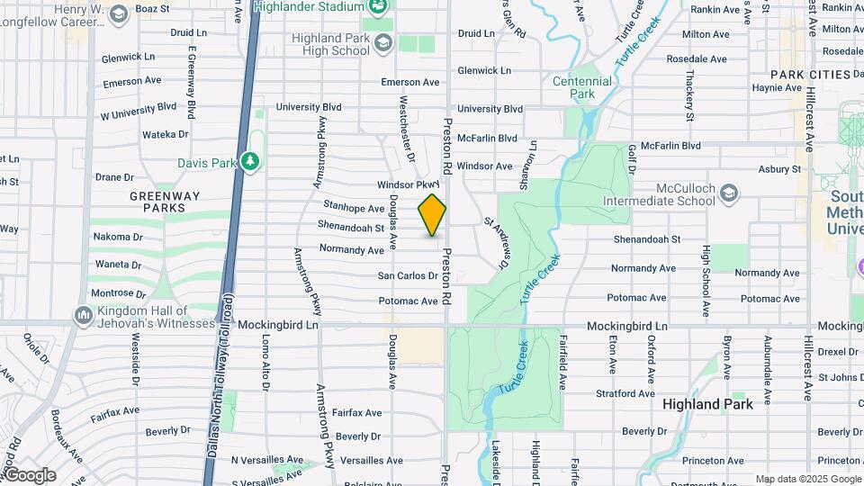 4114 Normandy Ave Map and Location Details
