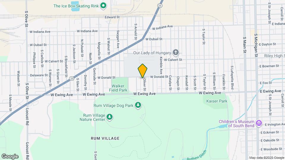 2109 Oliver St Map and Location Details