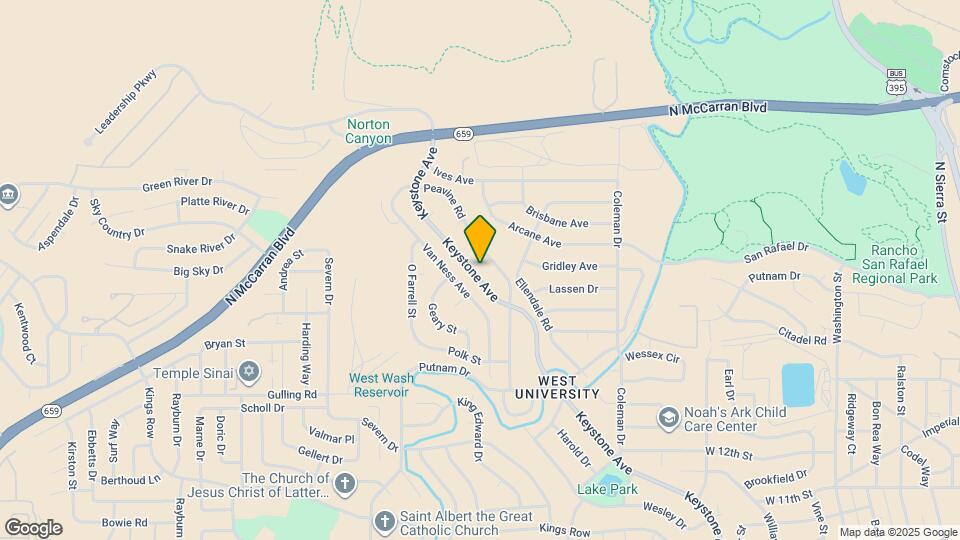 2530 Keystone Ave Map and Location Details