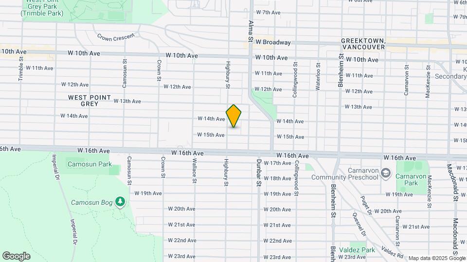 3759 W 15th Ave Map and Location Details