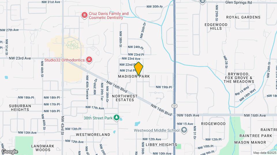 2015 NW 36th Dr Map and Location Details