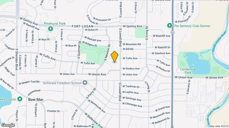 4673 S Lowell Blvd Map and Location Details