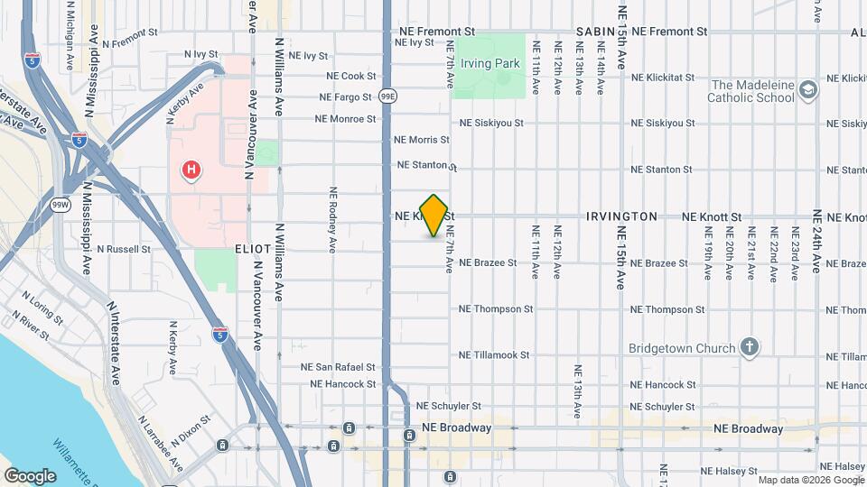 602-614 NE Russell St Map and Location Details