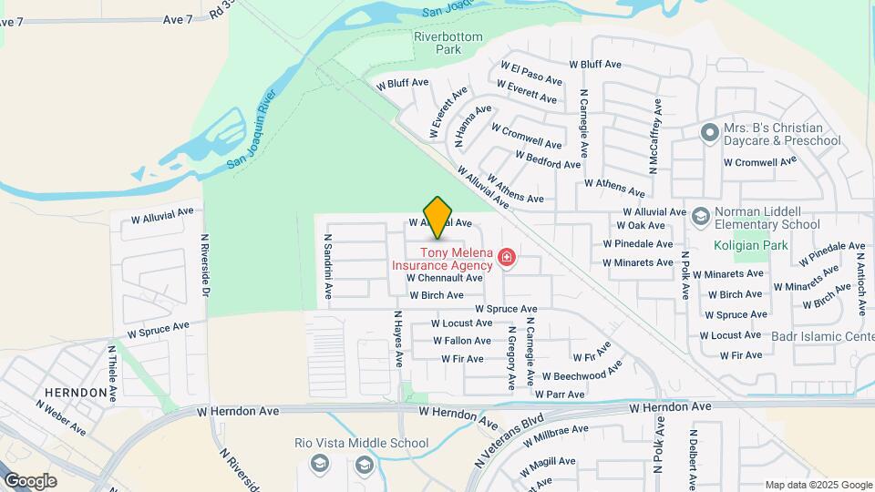 5981 W Pinedale Ave Map and Location Details