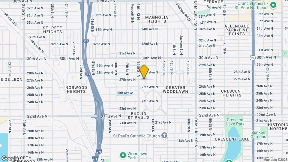 1508 27th Ave N Map and Location Details