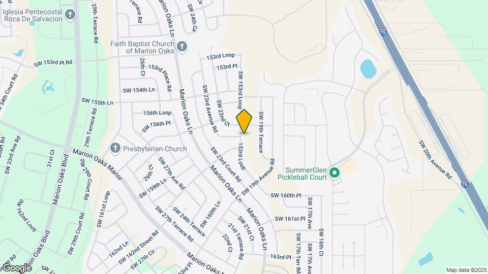 2161 SW 153rd Loop Map and Location Details