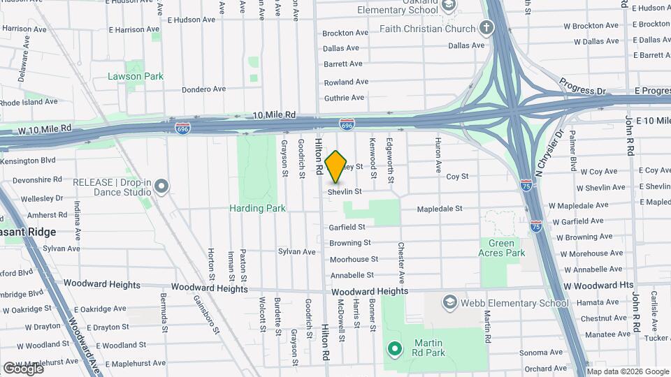 3175 McDowell St Map and Location Details