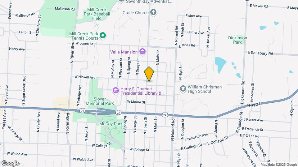 1301 N Liberty St Map and Location Details
