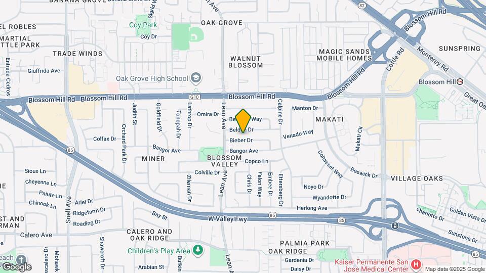 263 Bieber Dr Map and Location Details